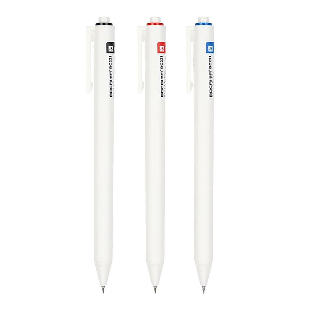 6 teile/schachtel Feine Spitze Schwarz Tinte Stift Gedrückt Gel Stift für Student Writing Schreibwaren Versorgung