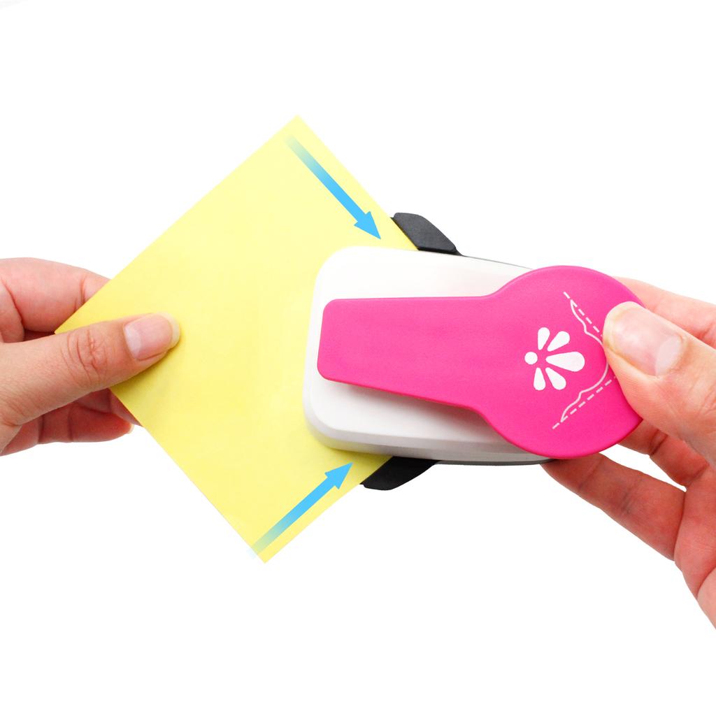 Large Craft Corner Decor Lace Puncher Rounder Puncher Paper Cutter Hole Paper Cutter Label 3 In 1 for Scrapbooking Cardmaking