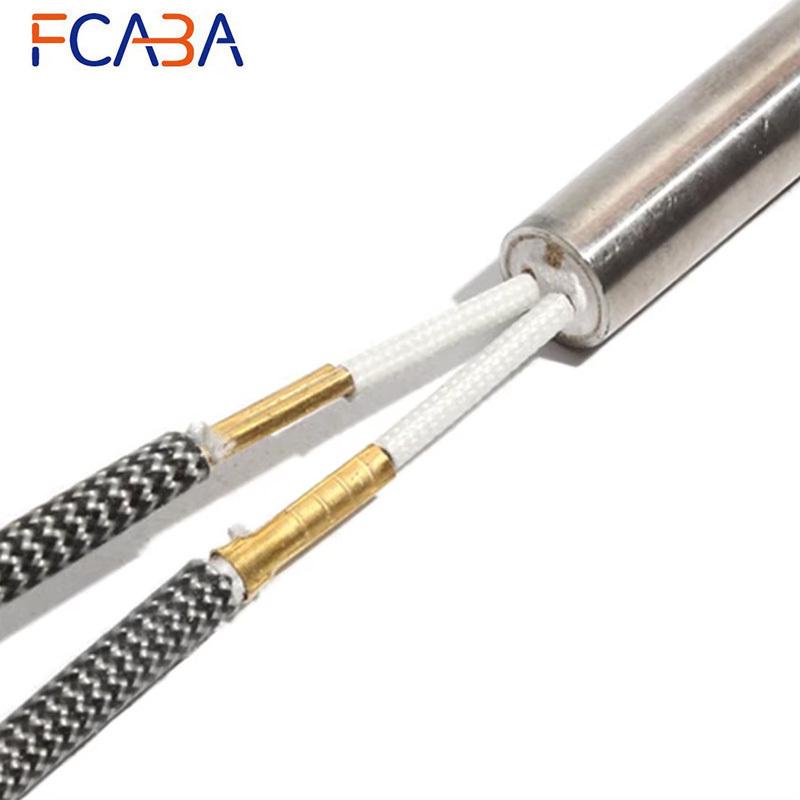 2PCS 15mm 380~500mm 316SUS Cartridge Heater 110V/220V/380V Cylindrical Tube 2300W/2500W/2550W/2700W/3000W Electric Heating Part