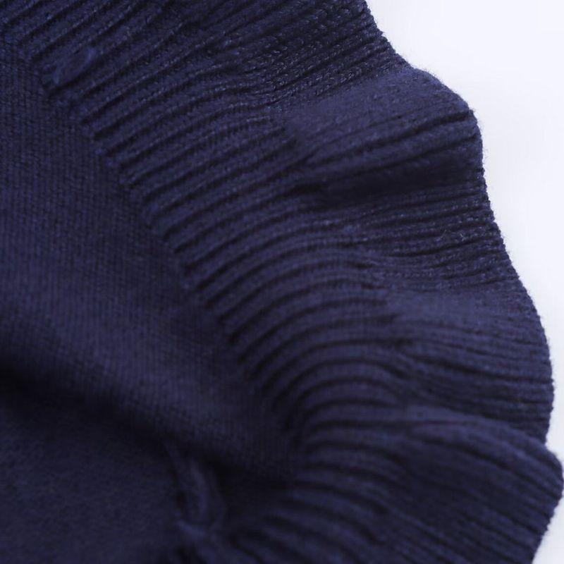 Kaslead New Women Clothes Western Style Fashion Laminated Decorative Knitted Outerwear 3433100 401