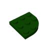 50g/43pcs 30357 Canto Arredondado Bloco 3 X 3 Acessórios de Cor Moc Compatível com Tijolo Curvo Brinquedos DIY Para Criança Peças Técnicas