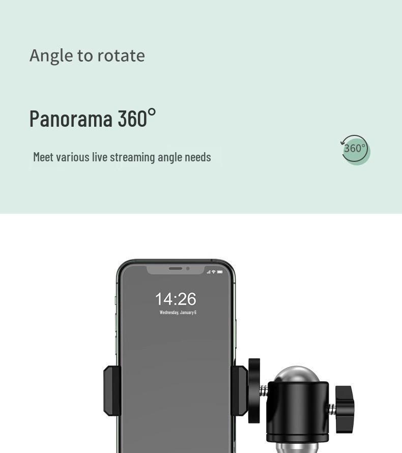 Multifunctional Portable Tripod: Mobile Streaming, Photography, Selfie, Adjustable Height