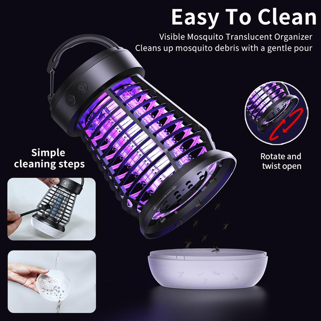 Electric Mosquito Lamp USB Charging Two-In-One Portable Mosquitoes Household Portable Outdoor Electric Shock Mosquito Killer