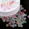 Gelee-Perlen, halbe Zuckerblase, Goldpulver, doppeltes Patchwork-Glas, Glasperlen, Armband, lose Perlen, DIY handgefertigte Materialien