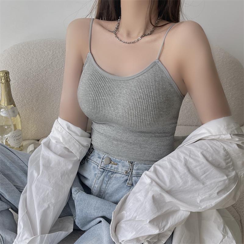 Women's Summer Camisole Short Slim Casual Vest