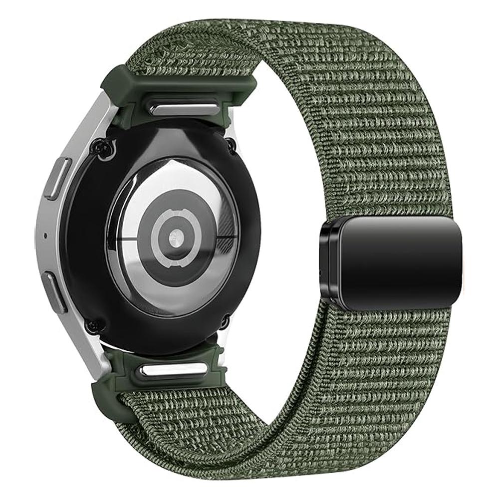 Band For Samsung Galaxy Watch 4/5/6/7/FE/classic/5 Pro 44mm 40mm No Gaps Magnetic Nylon Bracelet Correa Galaxy Watch 7 Strap