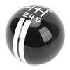 6 Speed Car Racing Gear Shift Knob for Shelby GT500 Style Round Ball Shift Knob with 3 Adapters for