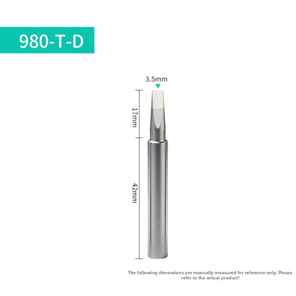 

980-T Copper Soldering Tip Compatible With Manual Soldering For Rapid Heat And Antioxidant Welding & Soldering Tools