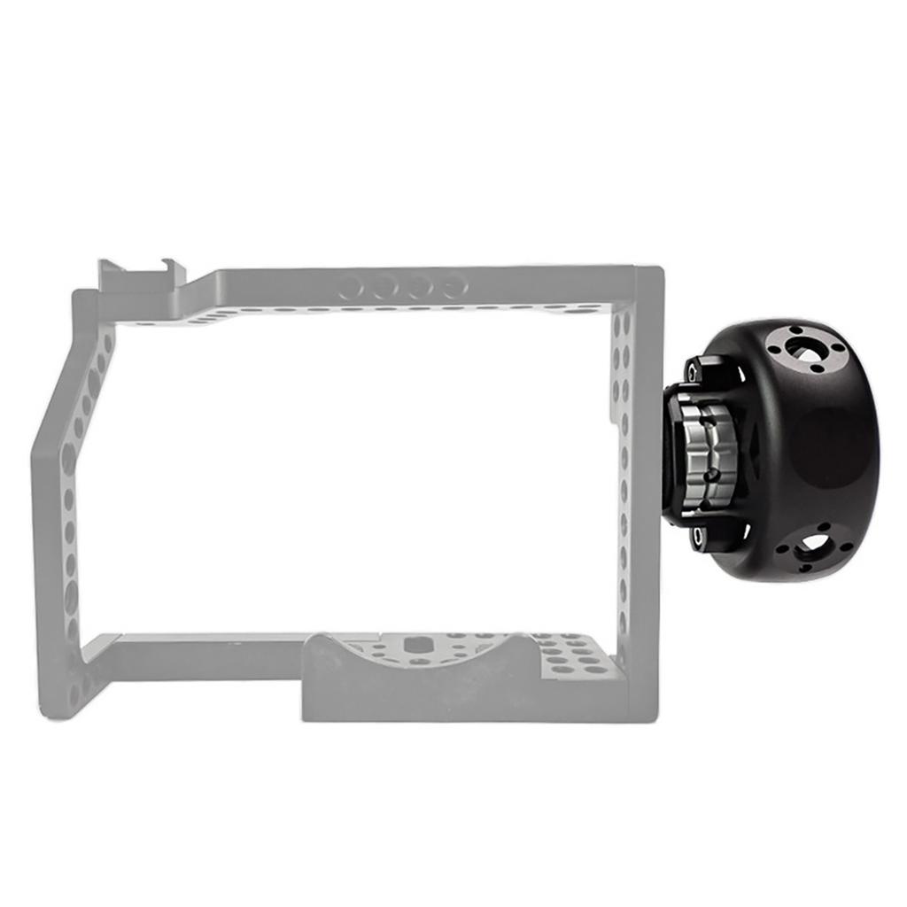 Spheroidal Camera Cage Handle Left  Right Side Hand Grip Aluminum Alloy Handle Grip with ARRI Locating Video Cage