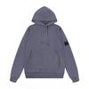 Basic Plain Hooded Sweatshirt Men Women 360g Cotton Loose Fit Casual Streetwear