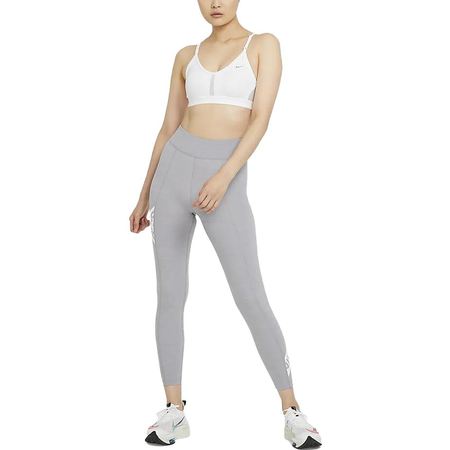 Nike Dámská sportovní podprsenka Dri-FIT s pevnou lehkou podporou Bílá CZ4457-100