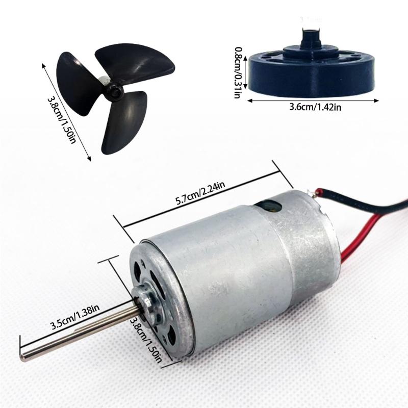 Schnelle Geschwindigkeit 12V Elektrischer Boots-Trollingmotor Propeller für Köderboote, Hohe Schubkräfte und Schnelle Beschleunigung