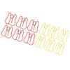 100PCS Paper Clips Metal Multifunctional Paper Memo Clip Portable Office Clips for Document