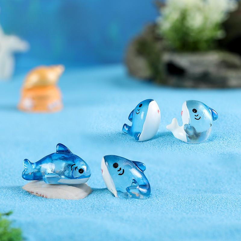 Cute Micro Landscape Shark Decoration Accessories Desktop Toy Doll Kids Gifts