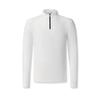 Fila Golf Series Trendy Casual Versatile Breathable Stretch Comfortable Solid Color Long Sleeve T-Shirt Men Tops Jade-White A11M535207FWT