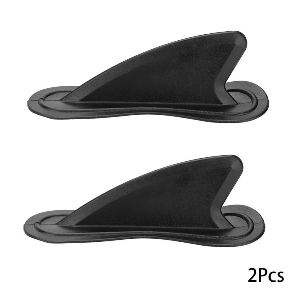 

2 ШТ Знімний Дизайн Каяк Скег Напрямні Плавці Чорний Човен Акулячий Плавник Плавник для Падлборду Каное Човен