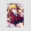 Classic Anime Kakegurui Posters Retro White Paper Manga Figure Poster Decor Prints Clear Image Bedroom Bar Decoration Art Painting Decorative Pictures
