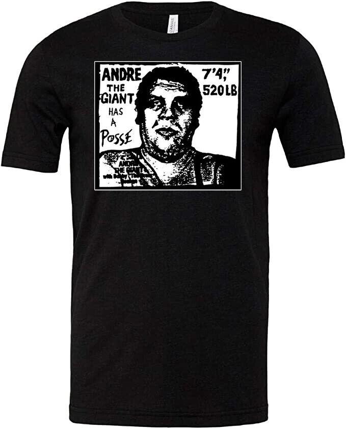 

Черная футболка унисекс Andre The Giant