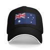 Flaga Australii Swobodna Czapka Baseballowa Myślistwo Kemping Ciężarówka Wiosna Dropshipping Para Kobiety Design Czapki Baseballowe