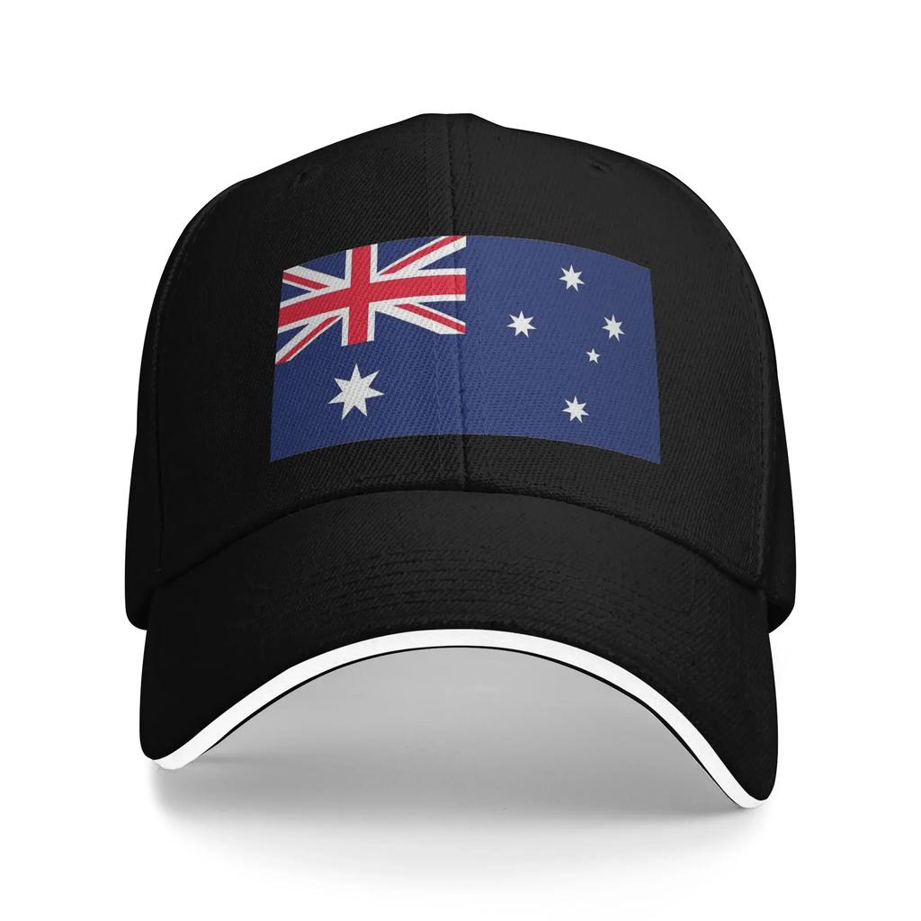 Flaga Australii Swobodna Czapka Baseballowa Myślistwo Kemping Ciężarówka Wiosna Dropshipping Para Kobiety Design Czapki Baseballowe