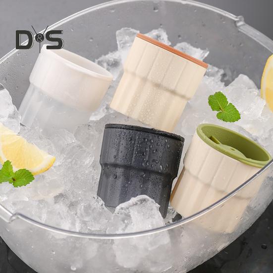 1/4Pcs Ice Mold Sphere Maker Stackable Easy Release Circle Ice Mold with Lids Large Spherical Ice Makers for Whiskey Cocktails Bourbon