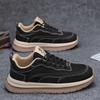 Thick Sole Natural Leather Mens Suppliers Woven Sneakers Unisex Large Size 44 45 46 47 Shoes Sports Wide Fit Global Brands