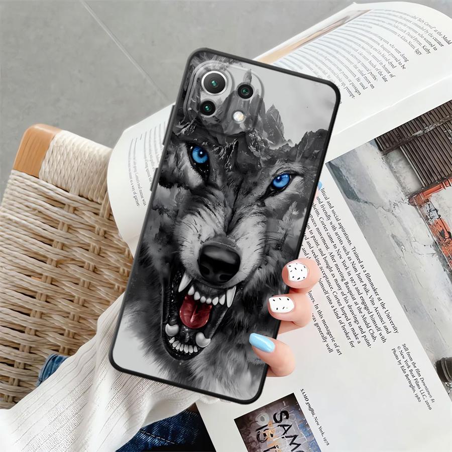 Case for Xiaomi Mi 13 Lite 12T Pro 15 Pro 12 11T 14 12X 11 10T Funda Phone Cover Cool Animal Tiger Lion