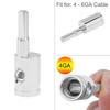 Car Audio Amp Input Reducer 0-2 GA 4-6 8-10 Gauge Amp Wire Reducer Terminal Power Ground Adapters Nickel Plated for Amplifier