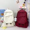 Schoolbag Star Bag for Middle and High School Students Large Capacity 1011 New Backpack for Female Students Casual Book Bag for Reducing Load