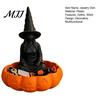 Gothic Witch Trinket Dish Halloween Jewelry Dish, Desktop Small Plastic Storage Box for Keys Tray Rings Home Office Decor Sundries Holder Women