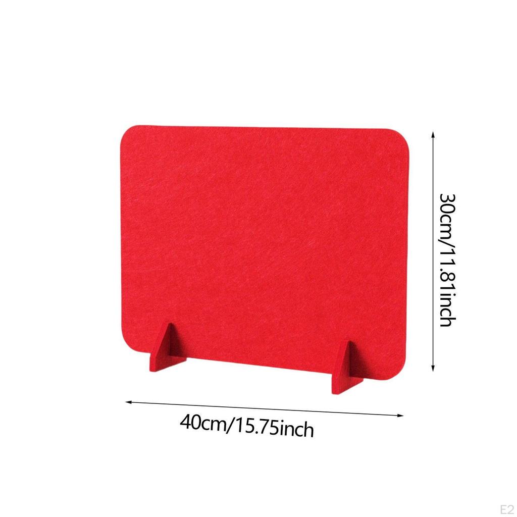 Acoustic Desk Divider, Partition, Privacy Panel Reduces Distractions with Support Legs for Home