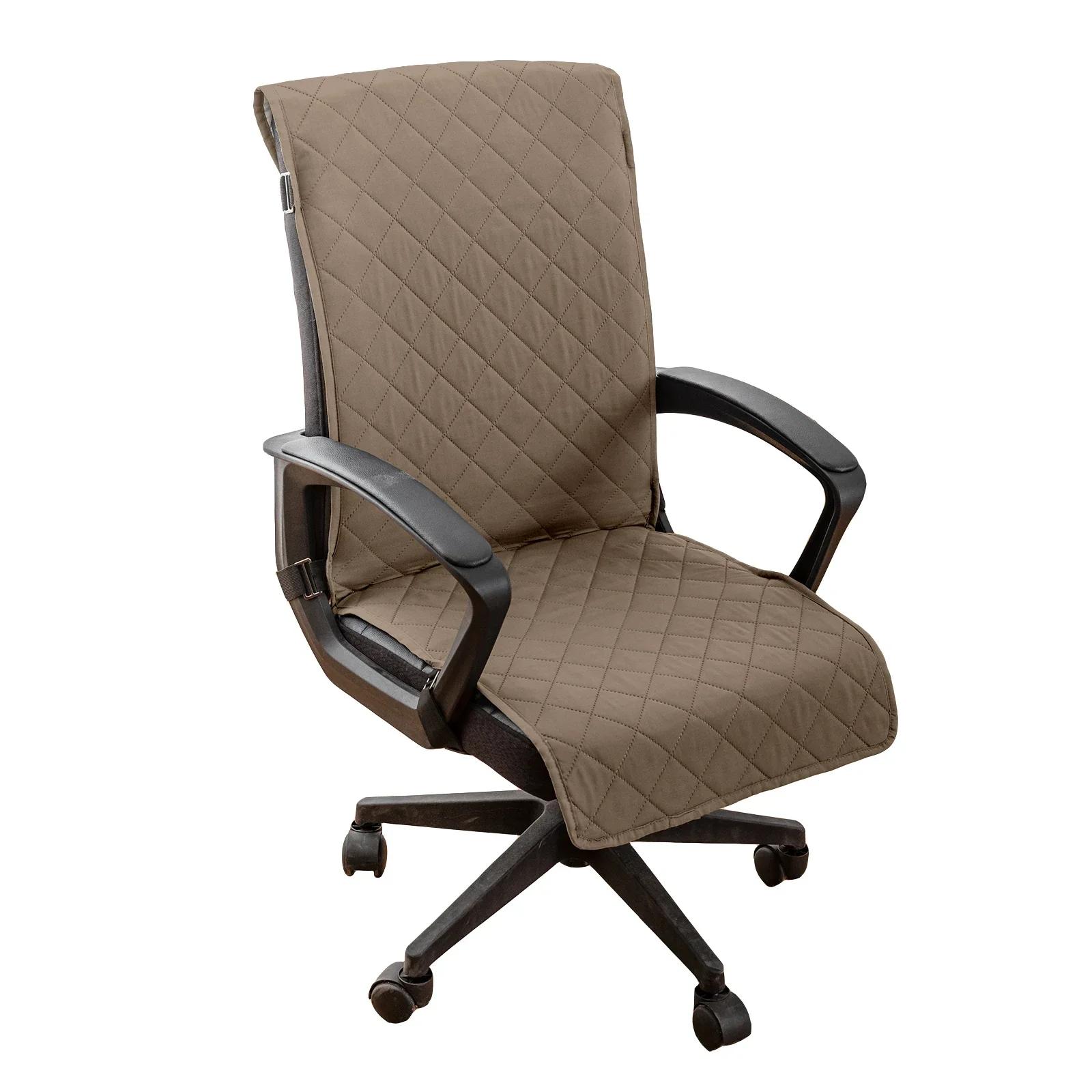 

1pc Fashion Simple Office Chair Cover, Water-Resistant,Oil-Proof and Dust-Proof Office Chair Cover, Backrest Armrest Chair Cover M