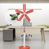 Quiet Mini Five-Blade Floor Fan for Home, Dorm, and Office