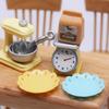 22Pcs Miniature Dollhouse Accessories Mini Stuff with Stand Mixer Kitchen Scale Flour Rolling Pin for Dollhouse Kitchen Toys