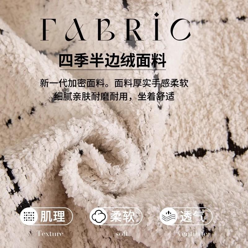 Spring And Autumn New Plush Sofa Cushion Autumn Premium Sense One-Piece Straight Non-Slip Cushion Sofa Cover Towel