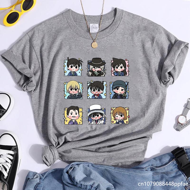 Women's new anime Harajuku printed T-shirt personalized women's casual T-shirt cartoon pattern T-shirt