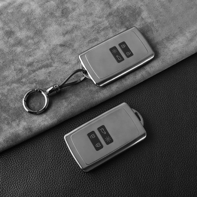 Tpu Car Key Case Cover Shell For Renault Megane 2 4 Clio 5 Captur Koleos Arkana Austral Talisman Zoe Card Key Bag Accessories