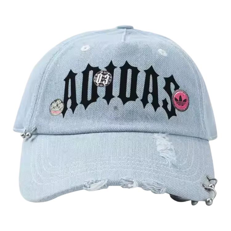 Adidas Originals Cotton Baseball Caps Women's Blue KW1276