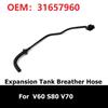 Engine Radiator Pipe 31657960 Car Cooling System Expansion Tank Breather Hose Replacement Coolant Hose