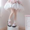Winter Fluffy Lolita Single Shoes Female Japanese Soft Girl Cute Soft Cute LOLita Leather Snow Boots