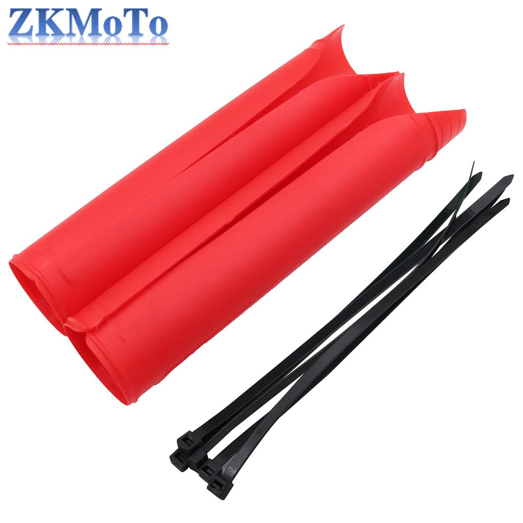 Motorcycle Universal Fork Cover Shock Absorber Guard Protector For KTM Yamaha Kasawaki Suzuki Honda Husqvarna ATV Dirt Bike