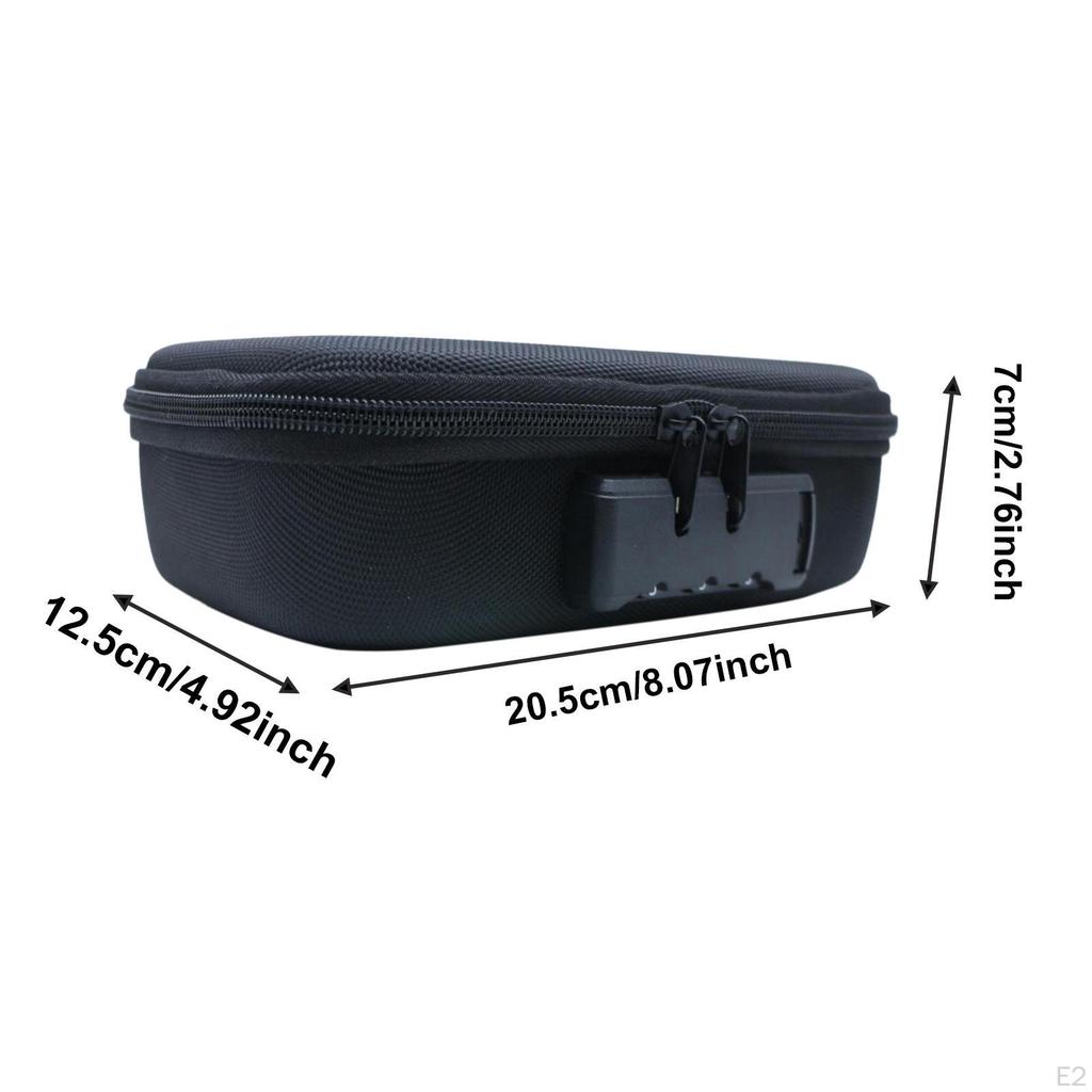 Storage Case with Lock and Zipper, Organizer, for Private Toys Toy Password Box