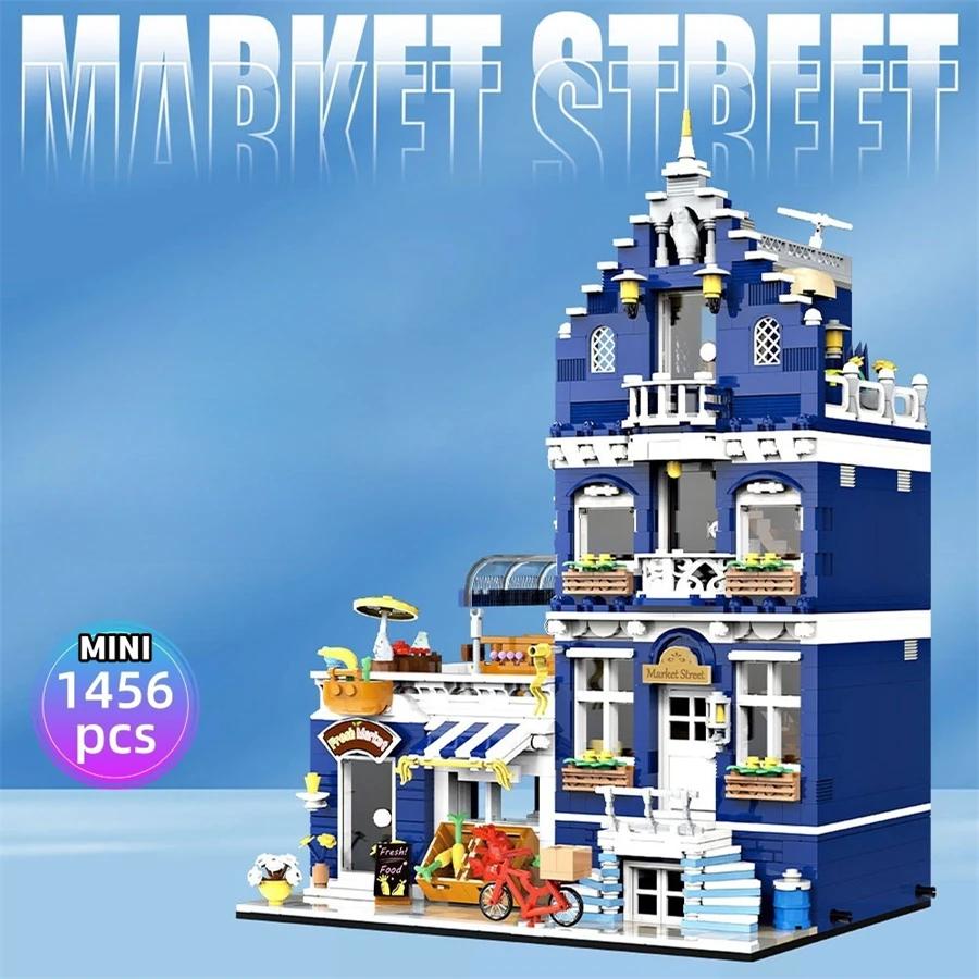 MOC Модель Европейской Виллы Строительный Набор DIY Креативные Строительные Кубики Игрушки для Детей 3+ Мальчиков Девочек Обучающий Подарок S