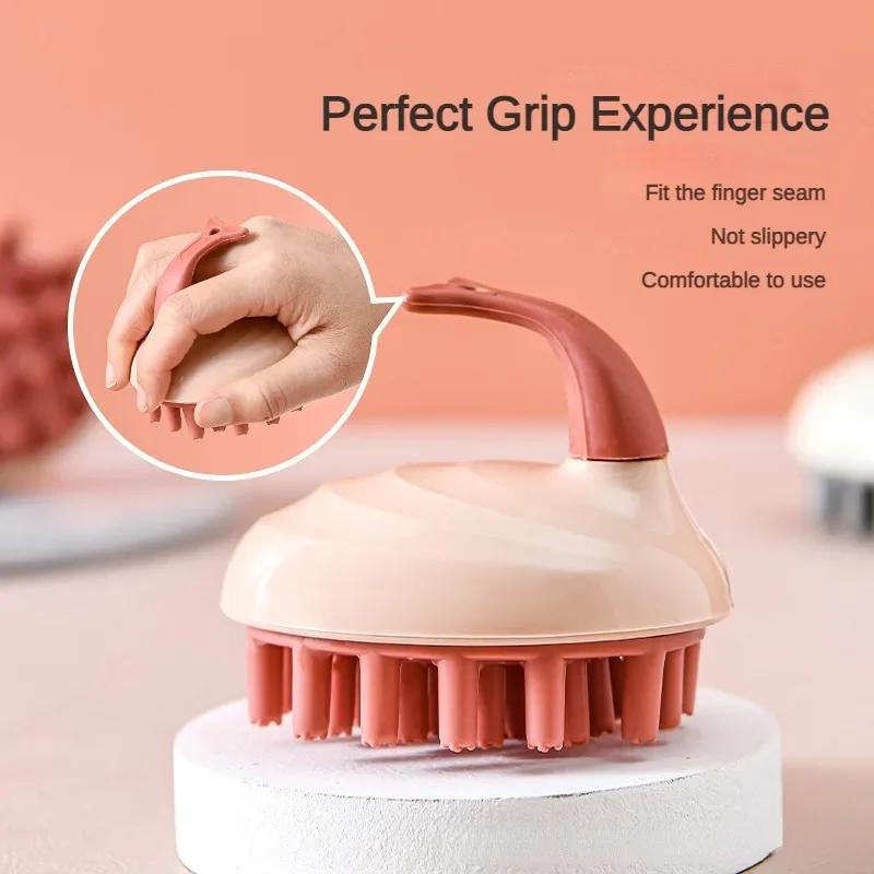 Silicone Shampoo Scalp Hair Massager Shampoo Massage Comb Bath Massage Brush Scalp Massager Shower Brush Comb Care Hair Tool