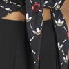 adidas Originals Women's Cartoon Print Tie-Front Cropped T-Shirt Black IP1769