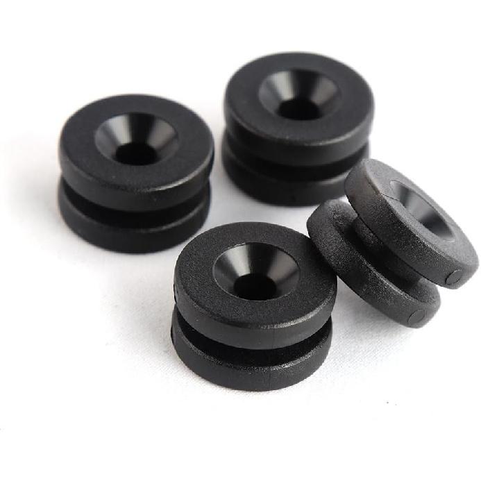 4PCS Motorcycles Top Rear Luggage Box Case Trunk Bushing Pad Spacers Buckle Quick Fixing Kits (Type I)