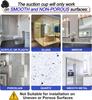 Suction Cup Hooks for Shower, Removable Towel Hooks for Bathroom Window Glass Door Wall, Bath Robe Looafh Wreath Hook for Hanging