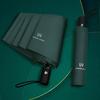 Automatic UV Protection Umbrella with Black Glue, 8 Ribs, Manual Folding, Sunshade & Rain, Customizable Logo