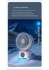 Rechargeable Desktop Fan with Voice Control, Timer, & Long Battery Life for Home Air Circulation