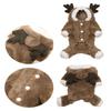 Cartoon Christmas Dog Costume Warm Pet Cosplay Clothes Pet Supplies Cat Jumpsuits  Winter